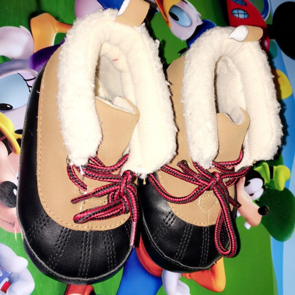Baby boy foam duck boots